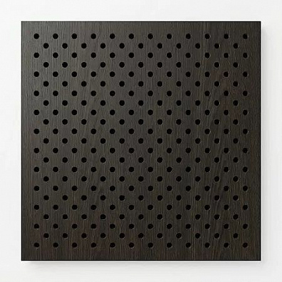 ALMAX СМЛ акустическая панель с перфорацией X Эбен 32x32, 10/12 мм, 2440x1220