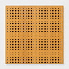 ALMAX СМЛ акустическая панель с перфорацией H 16x16 Бакаут, 10/12 мм, 2440x1220