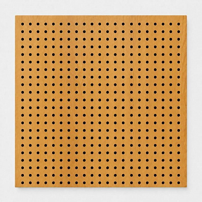 ALMAX СМЛ акустическая панель с перфорацией H 16x16 Бакаут, 10/12 мм, 2440x1220