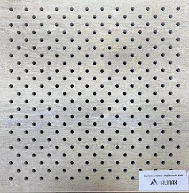 ALMAX СМЛ акустическая панель с перфорацией X 32x32, 10/12 мм, 2440x1220