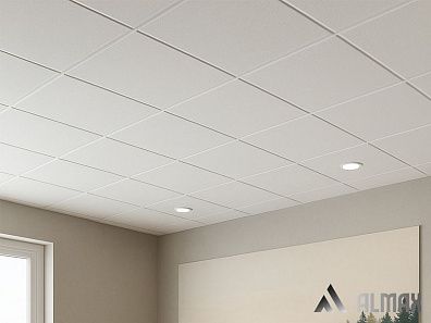 Потолочная панель ALMAX СМЛ с акриловым покрытием, 6 мм, 600x600